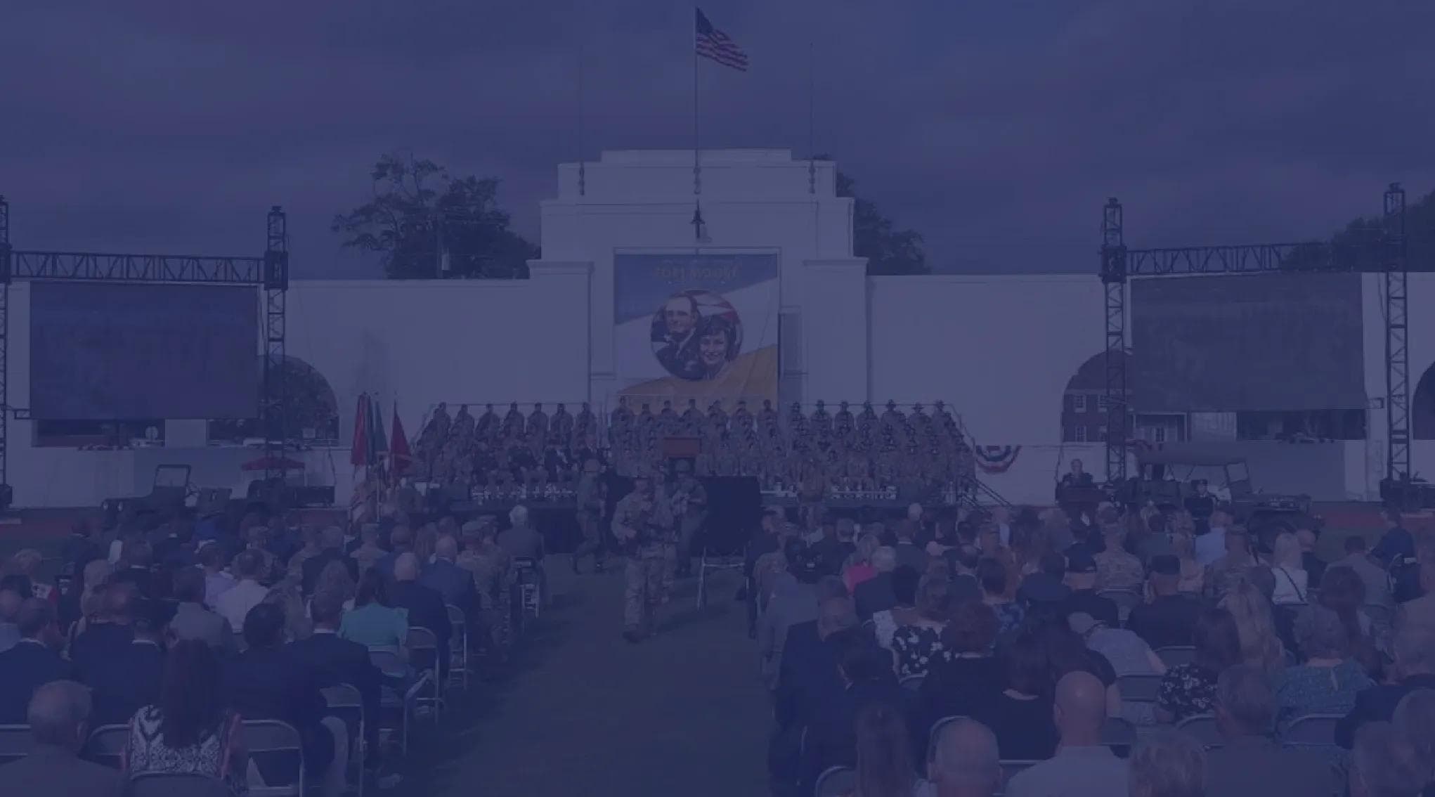 Fort Benning military ceremony