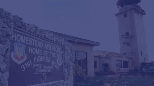 Homestead AFB main gate