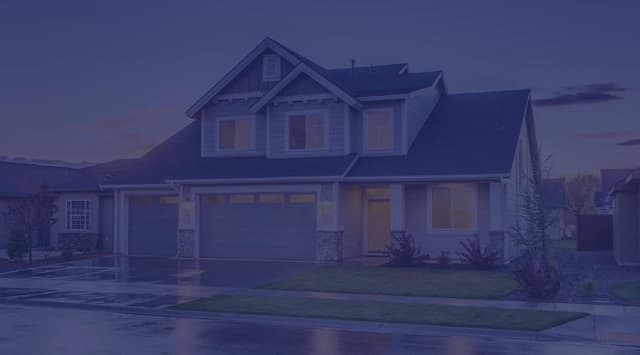 A newly built home sits ready for showcasing.