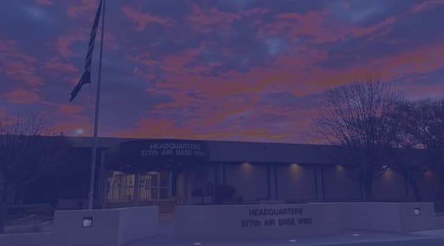 Kirtland Air Force Base, New Mexico main gate