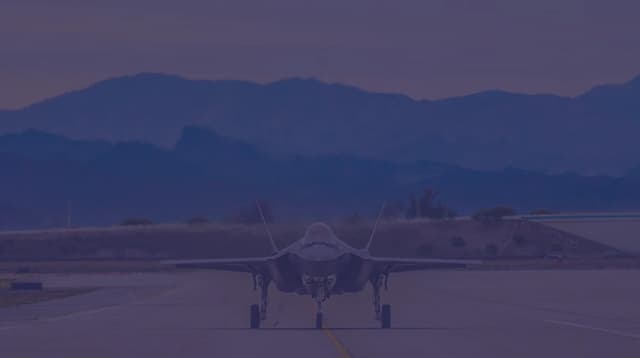 An F-35 prepares for takeoff in Arizona.